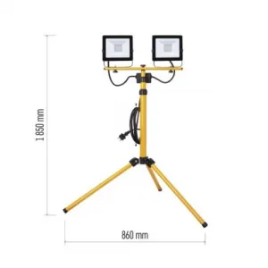 EMOS Lighting LED reflektor HOBBY SLIM, 2× 30W + trojnožka