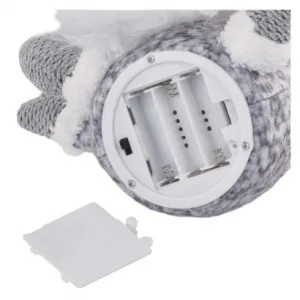 EMOS Lighting LED vianočný škriatok, 35 cm, 3× AA, vnút., teplá biela