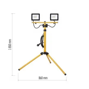 EMOS Lighting LED reflektor HOBBY SLIM, 2× 20,5W + trojnožka