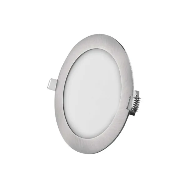 EMOS Lighting LED vstavané svietidlo NEXXO, kruhové, strieborné, 12W, CCT