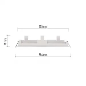 EMOS Lighting Rámik na vstavanú montáž núdzového svietidla CESSI