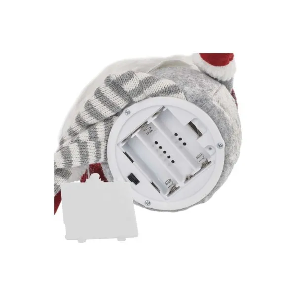 EMOS Lighting LED vianočný škriatok sediaci, 27 cm, 3× AA, vnút., teplá biela