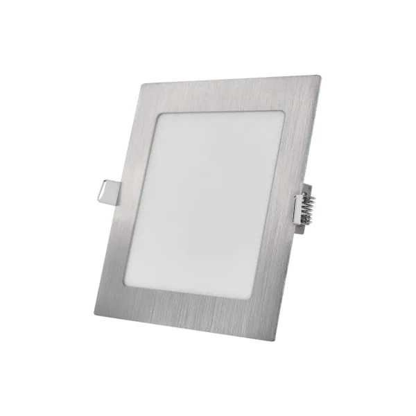 EMOS Lighting LED vstavané svietidlo NEXXO, štvorec, strieborné, 12W, CCT