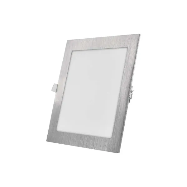 EMOS Lighting LED vstavané svietidlo NEXXO, štvorec, strieborné, 18W, CCT