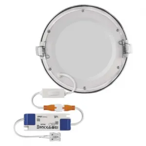 EMOS Lighting LED vstavané svietidlo NEXXO, kruhové, strieborné, 12W, CCT