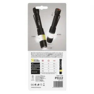 EMOS 360° COB LED kovové svietidlo, 270 lm, 2× AA