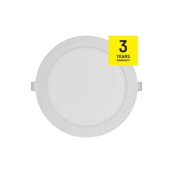 EMOS Lighting LED vstavané svietidlo NEXXO, kruhové, biely, 18W, teplá biela