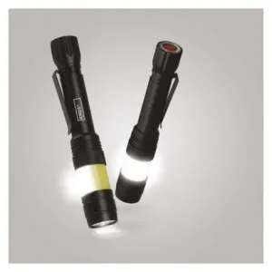 EMOS 360° COB LED kovové svietidlo, 270 lm, 2× AA