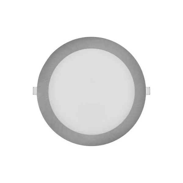 EMOS Lighting LED vstavané svietidlo NEXXO, kruhové, strieborné, 18W, CCT