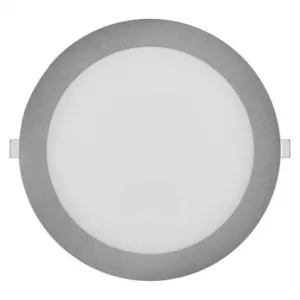 EMOS Lighting LED vstavané svietidlo NEXXO, kruhové, strieborné, 18W, CCT