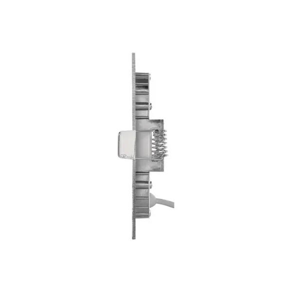 EMOS Lighting LED vstavané svietidlo NEXXO, štvorec, strieborné, 7W, CCT