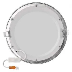 EMOS Lighting LED vstavané svietidlo NEXXO, kruhové, strieborné, 18W, CCT