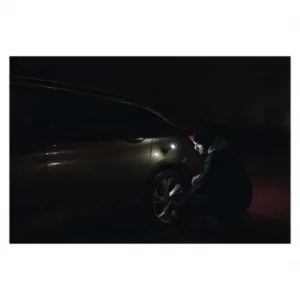 EMOS 360° COB LED kovové svietidlo, 270 lm, 2× AA