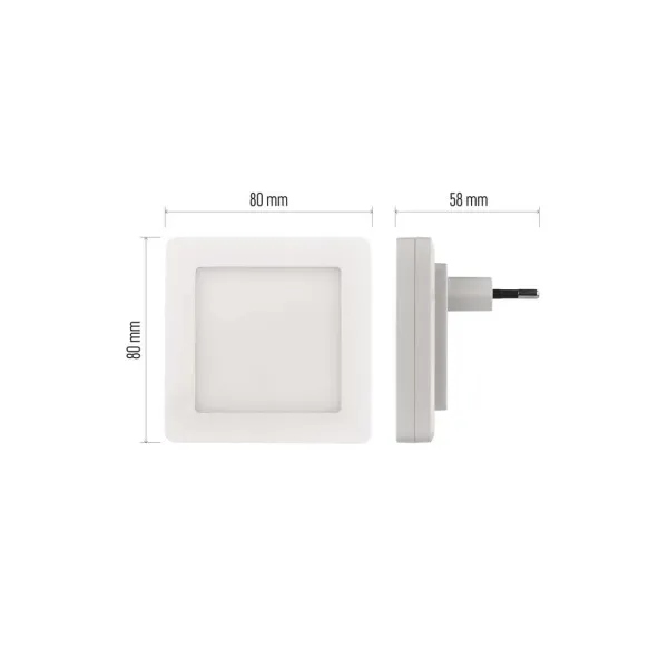 EMOS LED nočné svetlo P3316 s fotosenzorom do zásuvky