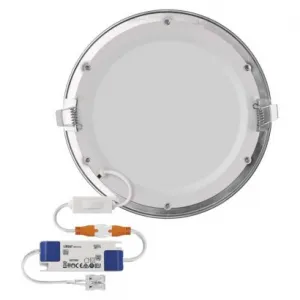 EMOS Lighting LED vstavané svietidlo NEXXO, kruhové, strieborné, 18W, CCT
