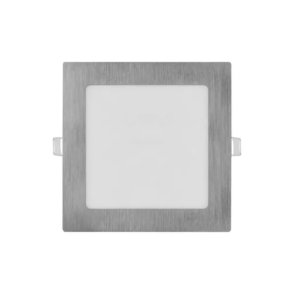 EMOS Lighting LED vstavané svietidlo NEXXO, štvorec, strieborné, 12W, CCT