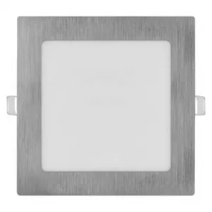 EMOS Lighting LED vstavané svietidlo NEXXO, štvorec, strieborné, 12W, CCT
