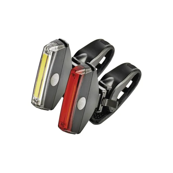 EMOS LED predné + zadné sviet. na bicykel P3922 na 2×CR2032, 22 lm
