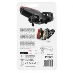 EMOS LED predné + zadné sviet. na bicykel P3922 na 2×CR2032, 22 lm