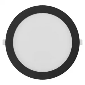 EMOS Lighting LED vstavané svietidlo NEXXO, kruhové, čierne, 18W, CCT