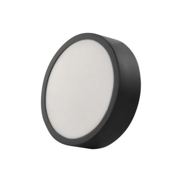 EMOS Lighting LED prisadené svietidlo, kruhové, čierne, 12,5W, CCT