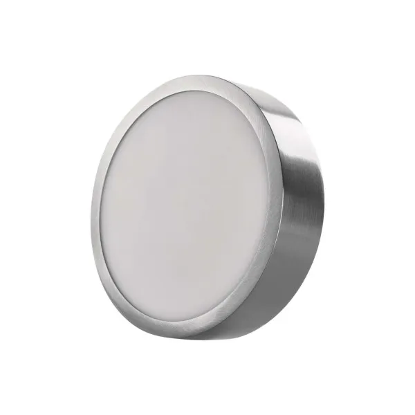 EMOS Lighting LED prisadené svietidlo, kruhové, strieborné, 12,5W, CCT