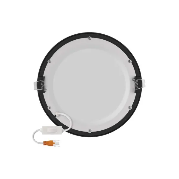 EMOS Lighting LED vstavané svietidlo NEXXO, kruhové, čierne, 18W, CCT