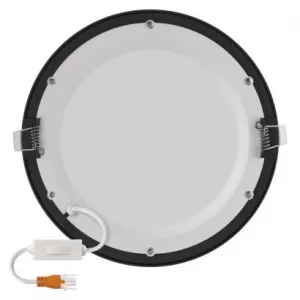 EMOS Lighting LED vstavané svietidlo NEXXO, kruhové, čierne, 18W, CCT
