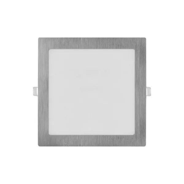 EMOS Lighting LED vstavané svietidlo NEXXO, štvorec, strieborné, 18W, CCT