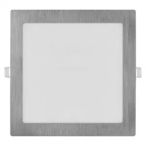 EMOS Lighting LED vstavané svietidlo NEXXO, štvorec, strieborné, 18W, CCT