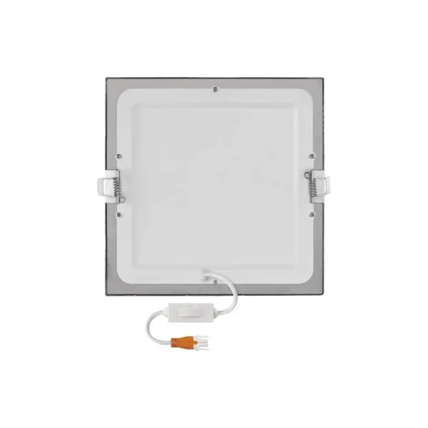 EMOS Lighting LED vstavané svietidlo NEXXO, štvorec, strieborné, 18W, CCT