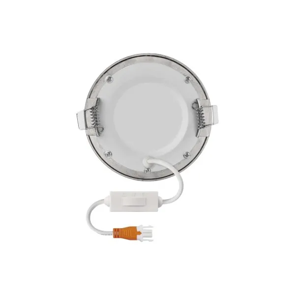 EMOS Lighting LED vstavané svietidlo NEXXO, kruhové, strieborné, 7W, CCT