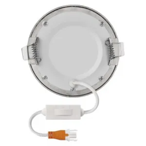 EMOS Lighting LED vstavané svietidlo NEXXO, kruhové, strieborné, 7W, CCT