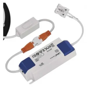 EMOS Lighting LED vstavané svietidlo NEXXO, kruhové, čierne, 18W, CCT