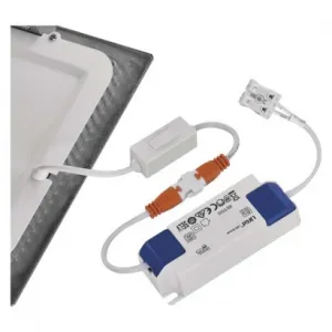 EMOS Lighting LED vstavané svietidlo NEXXO, štvorec, strieborné, 18W, CCT