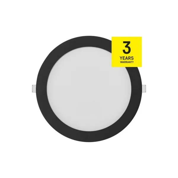 EMOS Lighting LED vstavané svietidlo NEXXO, kruhové, čierne, 18W, CCT