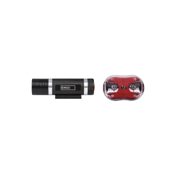 EMOS LED predné + zadné sviet. na bicykel P3920 na 5× AAA, 150 lm