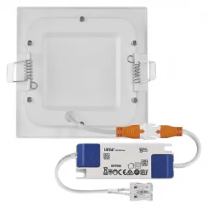 EMOS Lighting LED vstavané svietidlo NEXXO, štvorec, biely, 7W, teplá biela