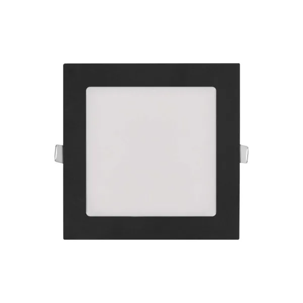 EMOS Lighting LED vstavané svietidlo NEXXO, štvorec, čierne, 12W, CCT