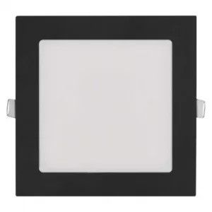 EMOS Lighting LED vstavané svietidlo NEXXO, štvorec, čierne, 12W, CCT