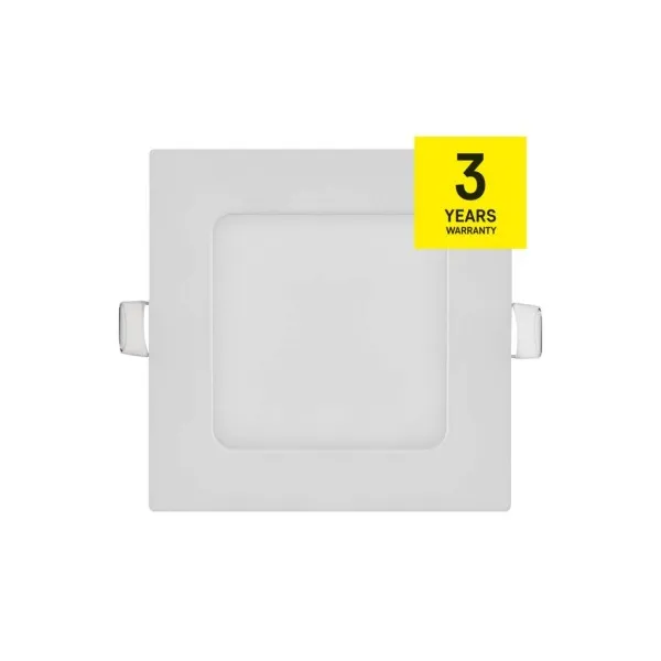 EMOS Lighting LED vstavané svietidlo NEXXO, štvorec, biely, 7W, teplá biela
