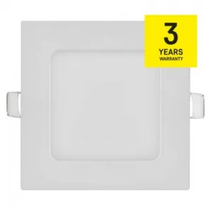 EMOS Lighting LED vstavané svietidlo NEXXO, štvorec, biely, 7W, teplá biela