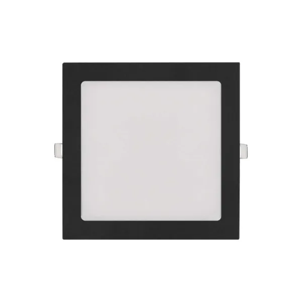 EMOS Lighting LED vstavané svietidlo NEXXO, štvorec, čierne, 18W, CCT