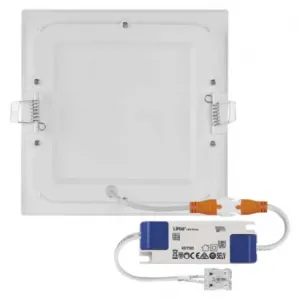 EMOS Lighting LED vstavané svietidlo NEXXO, štvorec, biely, 12W, teplá biela