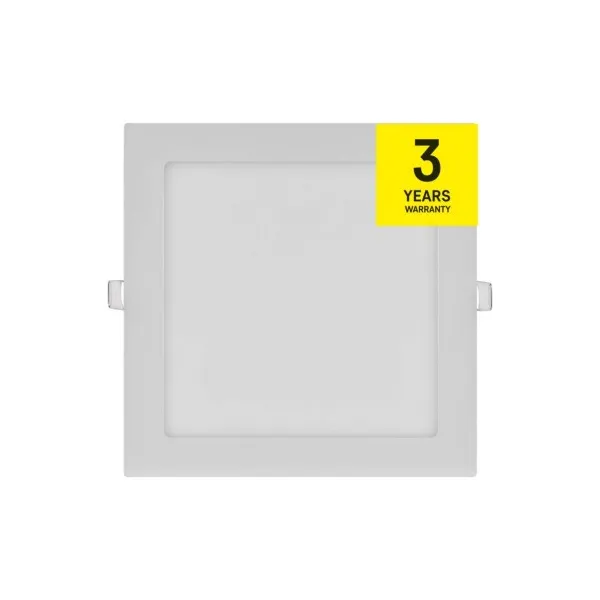 EMOS Lighting LED vstavané svietidlo NEXXO, štvorec, biely, 18W, teplá biela