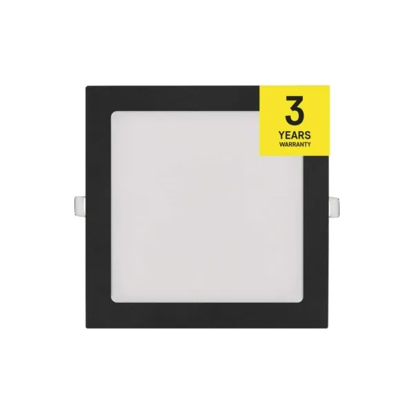 EMOS Lighting LED vstavané svietidlo NEXXO, štvorec, čierne, 18W, CCT