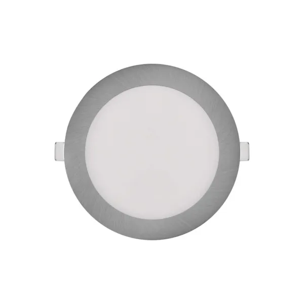 EMOS Lighting LED vstavané svietidlo NEXXO, kruhové, strieborné, 12W, CCT