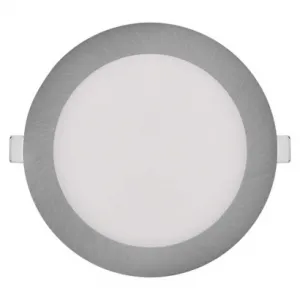 EMOS Lighting LED vstavané svietidlo NEXXO, kruhové, strieborné, 12W, CCT