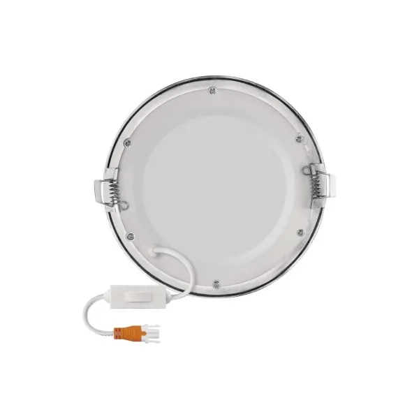 EMOS Lighting LED vstavané svietidlo NEXXO, kruhové, strieborné, 12W, CCT