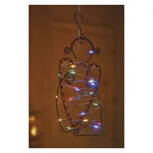 EMOS Lighting LED vianočná nano reťaz, 1,9 m, 2x AA, vnútorná, multicolor, časovač